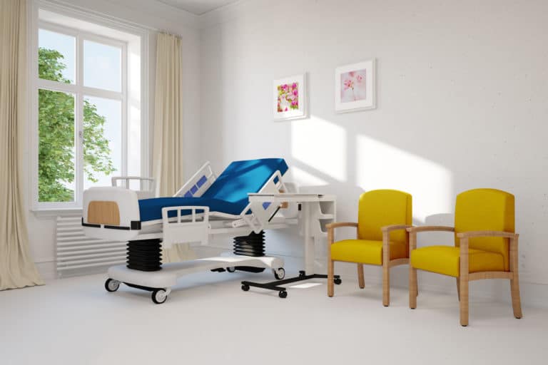 Cotting photo hospital bed